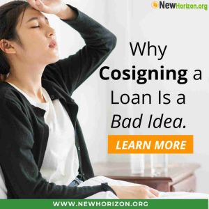 cosigning is a bad idea