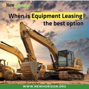 alternative financing like equipment leasing