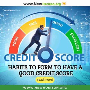 habits of people with good credit score