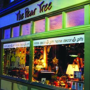The Pear Tree sells many different household items and also some other unique pieces of jewelry and art.