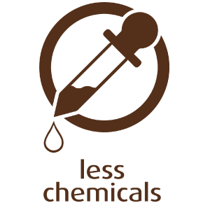 Less chemicals Less chemicals
