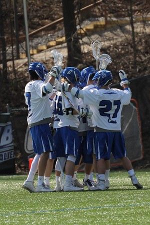 Men's lacrosse ended a three game losing streak with a win against Neumann University. PHOTO TAKEN BY: HOPE DALUISIO