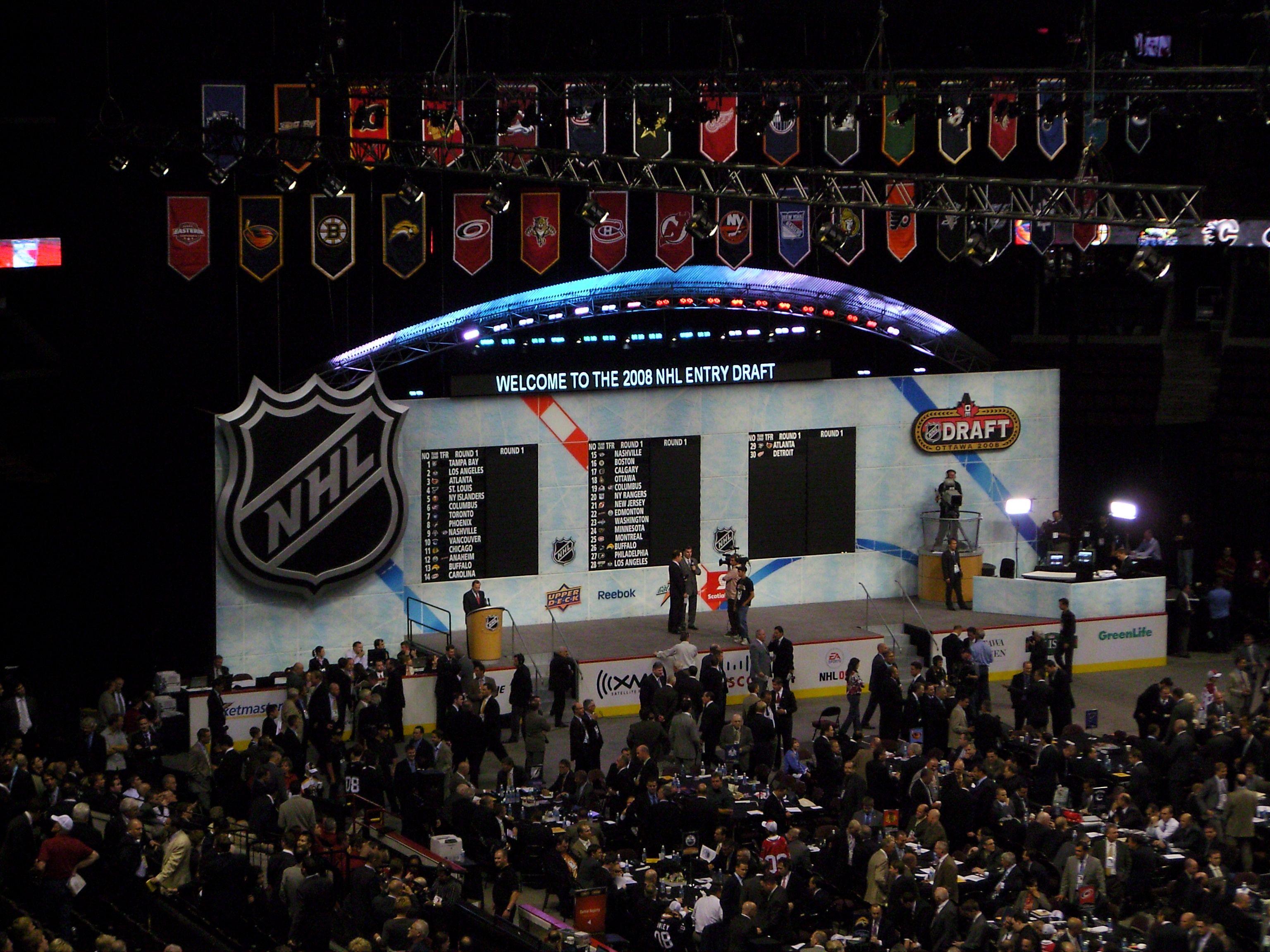 The NHL draft of 2008 was held at Scotiabank Place in Ottawa, Canada. (Creative Commons)