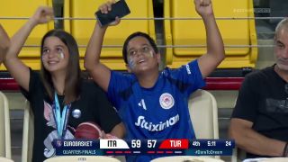 Ιταλία-Τουρκία (παρ.): 76-74  (Quarter-Finals EuroBasket Γυναικών 2025, 24/06/2025)