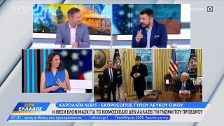 Καρολαΐν Λεβίτ- Εκπρόσωπος Τύπου: Θετικός ο Τραμπ για την πρόοδο που έχει σημειωθεί | OPEN TV