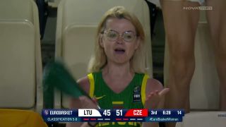 Λιθουανία-Τσεχία: 76-81 (27/06/2025, Classification Games 5-8 Eurobasket Γυναικών 2025)