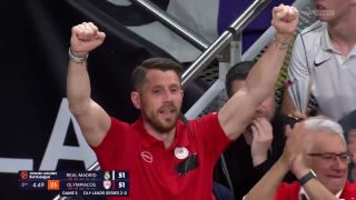 Ρεάλ Μαδρίτης – Ολυμπιακός: 80-72 (MD3 Playoffs, 29/04/2025)