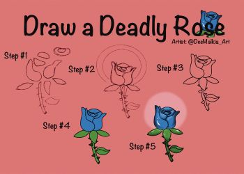 How To Draw a Deadly Rose
