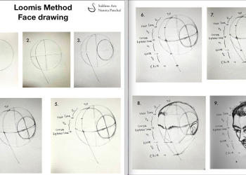 Loomis Method for Face Drawing