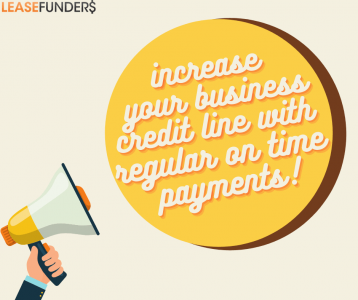regular on time payment can increase business credit line