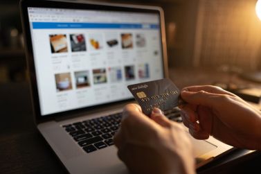 online shopping using a catalog credit card