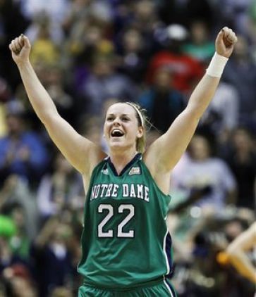 photo submitted by Brittany Mallory Brittany Mallory was a member of the 2013 Notre Dame women's basketball team that made it to the National Championship.