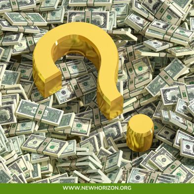 money and question mark