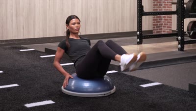 Balance Trainer Braced Frog Kicks