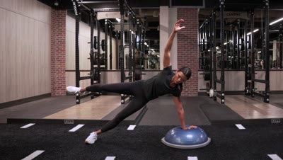 Balance Trainer Star Plank Knee to Elbow