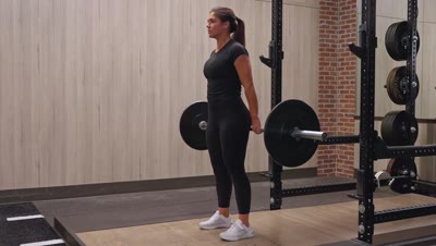 Barbell Behind The Back Shrug