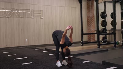 Bent Over Shoulder Stretch