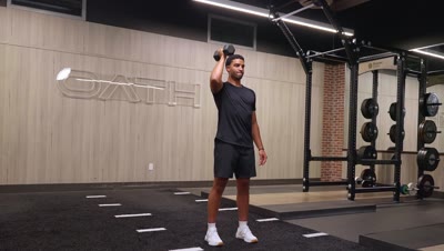 Dumbbell Standing Single Arm Front Press