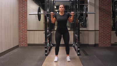 Pulse Back Squat (Barbell)