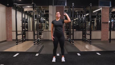 Single Arm Kettlebell Shoulder Press