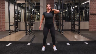 Front Squat (Single Kettlebell)