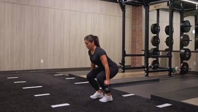 Single Kettlebell Suitcase Deadlift