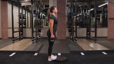 Standing Calf Raise (Kettlebell)