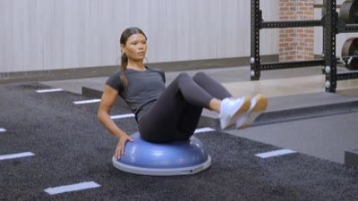 Balance Trainer Braced Frog Kicks