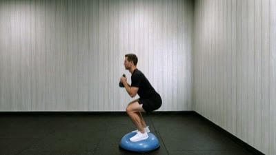 Balance Trainer Goblet Squat
