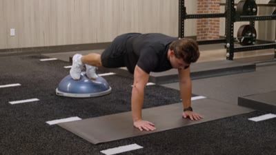 Balance Trainer Shoulder Tap Planks