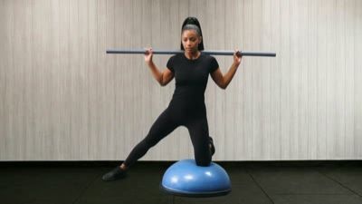 Balance Trainer Single Leg Kneeling Good Morning