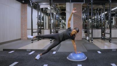 Balance Trainer Star Plank Knee to Elbow