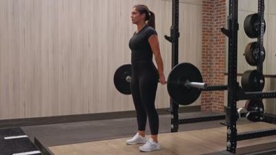 Barbell Behind The Back Shrug