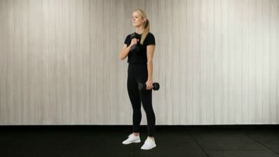 Cross Body Hammer Curl (Dumbbell)