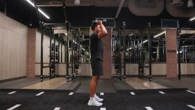 Dumbbell Standing Single Arm Front Press