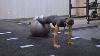 Exercise Ball Pull In