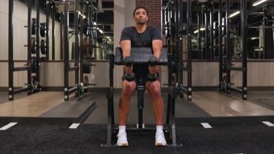 Preacher Curl (Dumbbell, Hammer Grip)