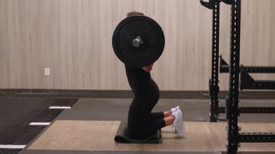 Kneeling Squat (Barbell)
