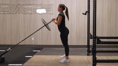 Landmine Squat to Press