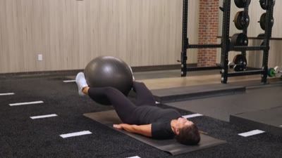 Leg Raises with Stability Ball