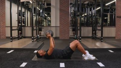 Medicine Ball Overhead Sit Up
