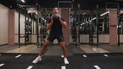 Medicine Ball Side Lunge