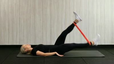 Mini Loop Band Scissor Kick