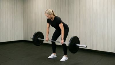 Bent-over Row - Overhand Grip (Barbell)