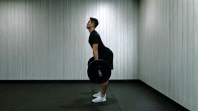 Romanian Deadlift to High Pull (Barbell)