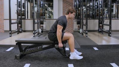 Seated Dumbbell Rear Delt Raise