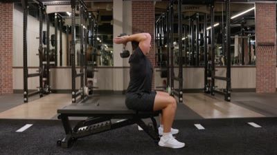 Seated Tricep Press