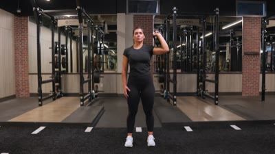Single Arm Kettlebell Shoulder Press