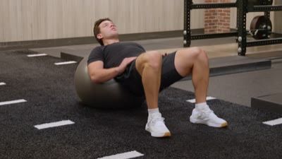 Hip Thrust (Stability Ball)