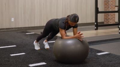 Stability Ball Roll Out